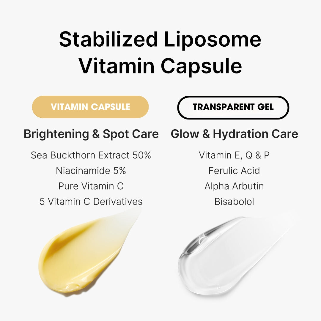 Gel with Vitamin C Capsules