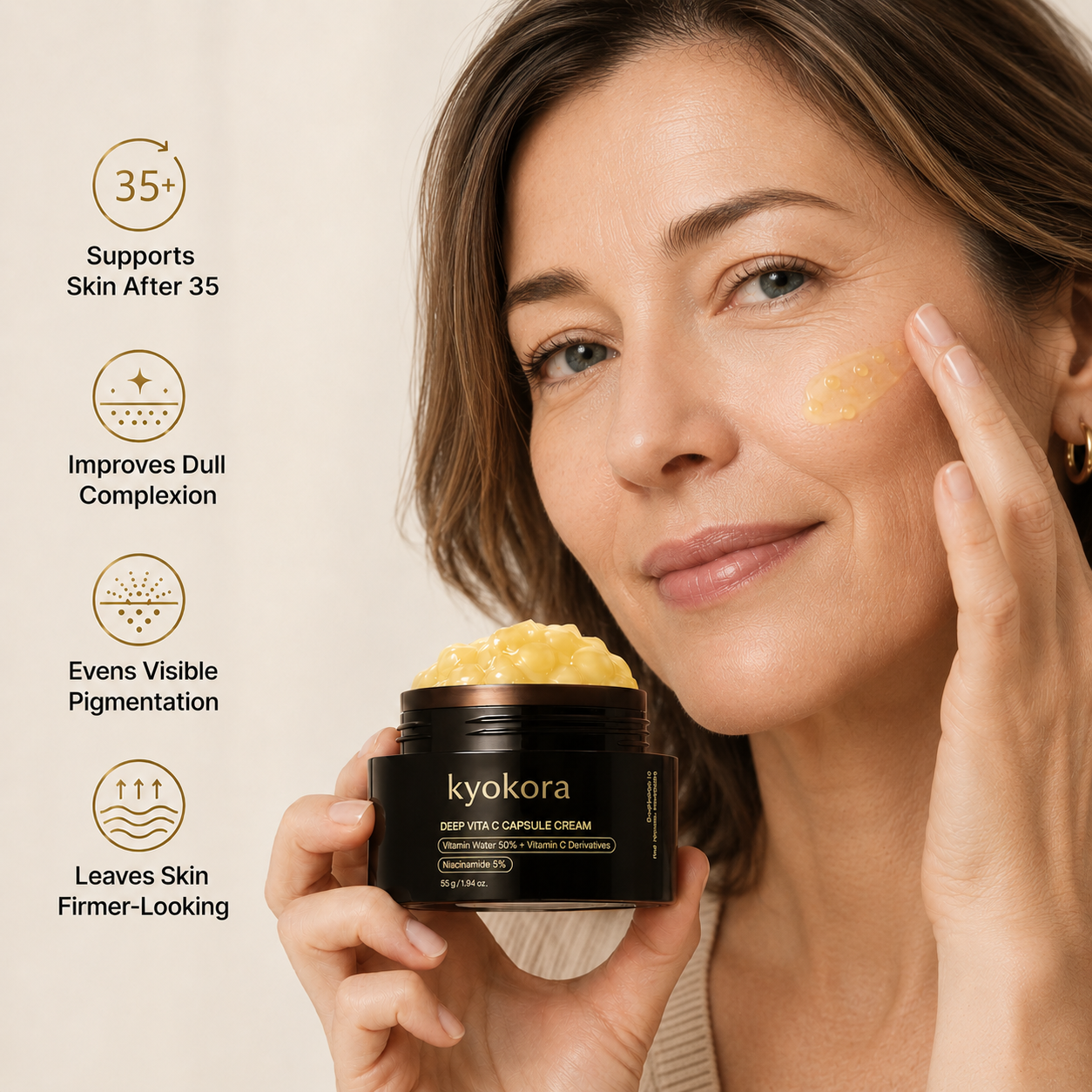Kyokora™ Capsules Vitamin C - Advanced Korean Technology for Brighter, More Even-Toned Skin
